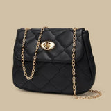 Quilted Leather Crossbody Bag - Hesper