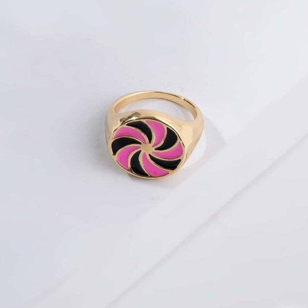 Pinwheel Colorful Ring - Hesper