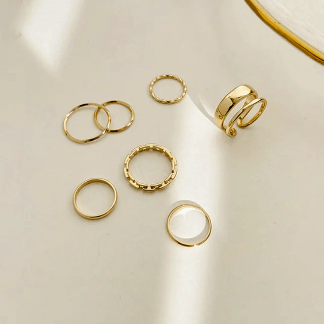 Rings Set (7 PCs) - Hesper