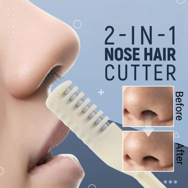 Pack of 3 Washable Nose Hair Remover | Nasal Hair Shaver | 360 Degree Rotating Nose Hair Trimmer