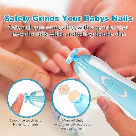 Baby Electric Nail Trimmer | Filer | Nail Clipper for Newborn Infant Toddler