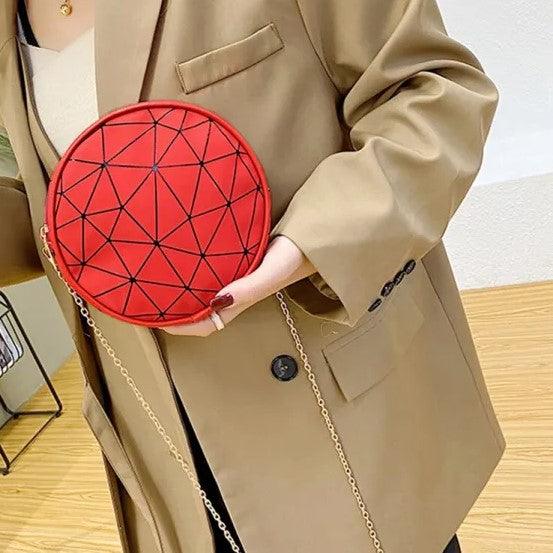 Geometric Round Bag - Hesper