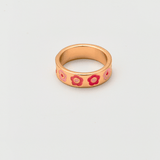 Floral Gold Ring Band - Hesper