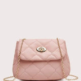 Quilted Leather Crossbody Bag - Hesper