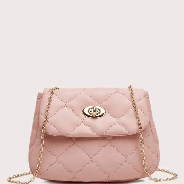 Quilted Leather Crossbody Bag - Hesper