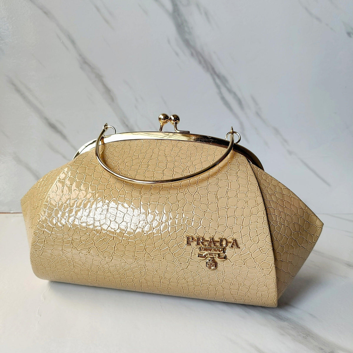 Crocodile Clutch | Handbag - Hesper