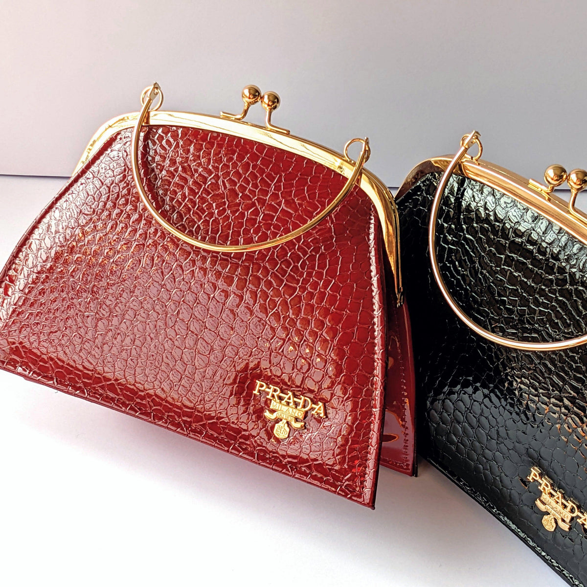 Crocodile Clutch | Handbag - Hesper