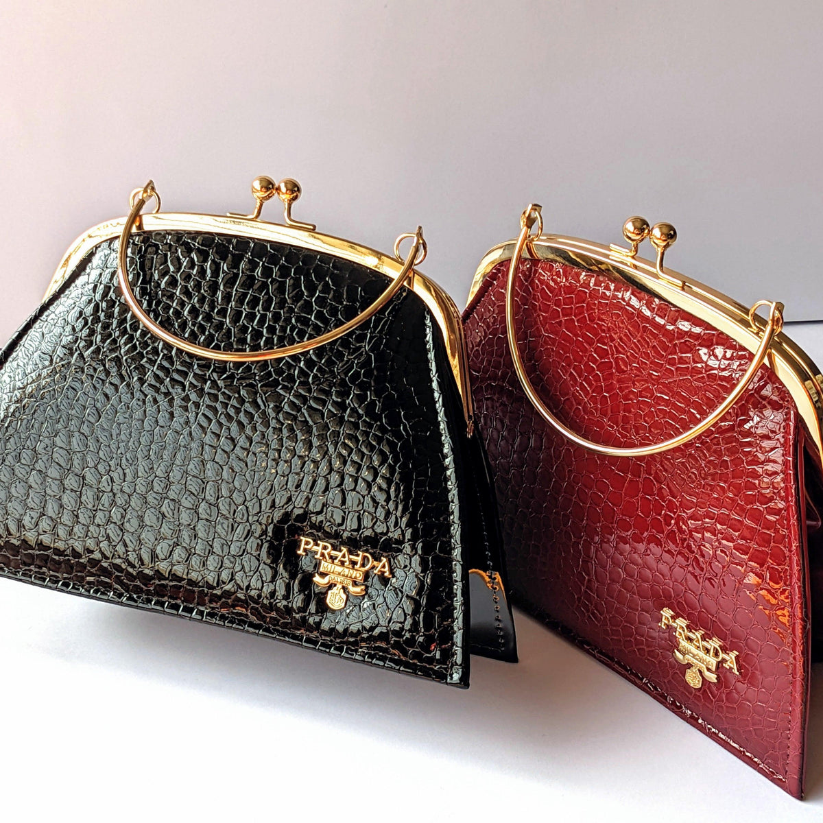 Crocodile Clutch | Handbag - Hesper