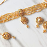 Gold Choker Set | Bridal Set - Hesper