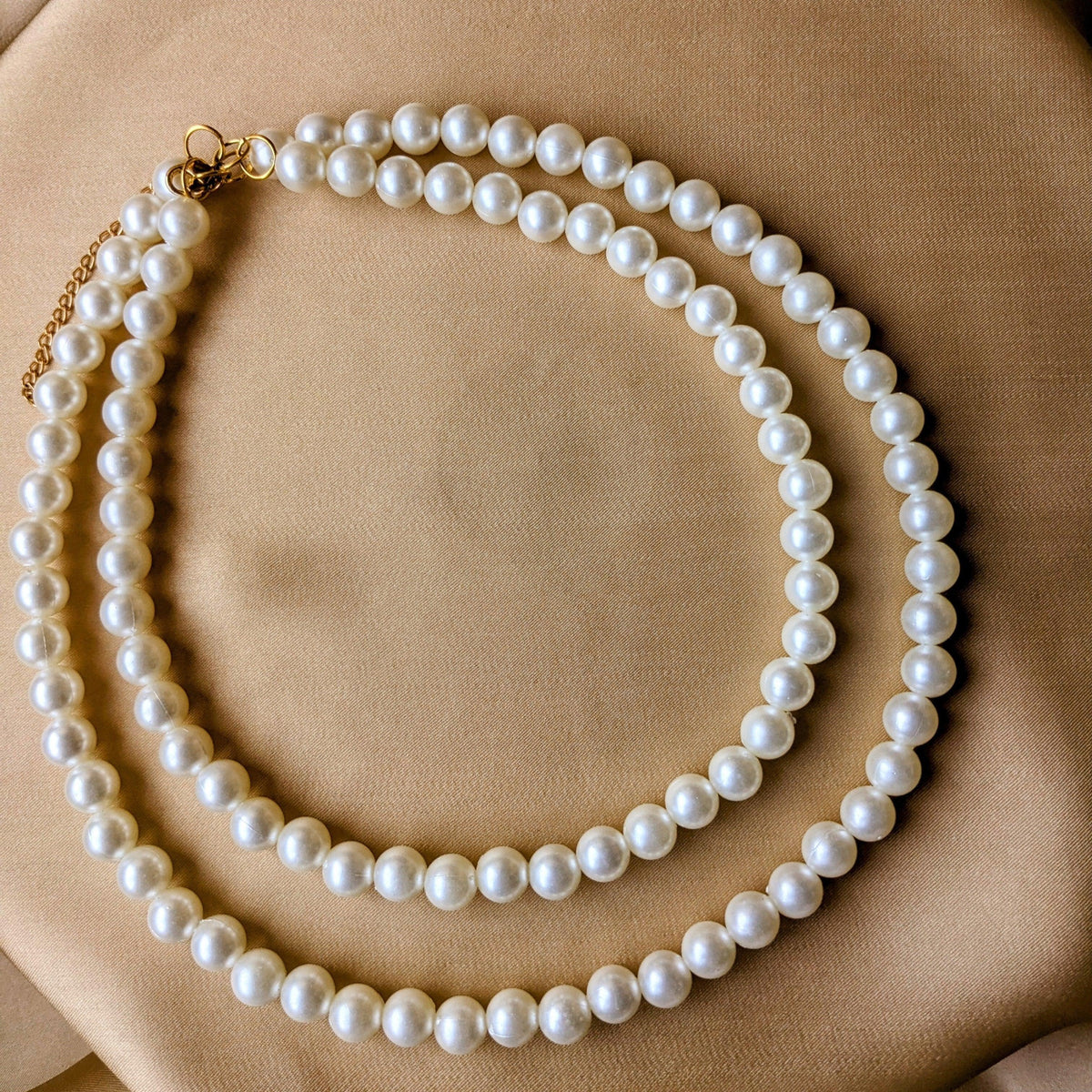 Double Layer Pearl Necklace