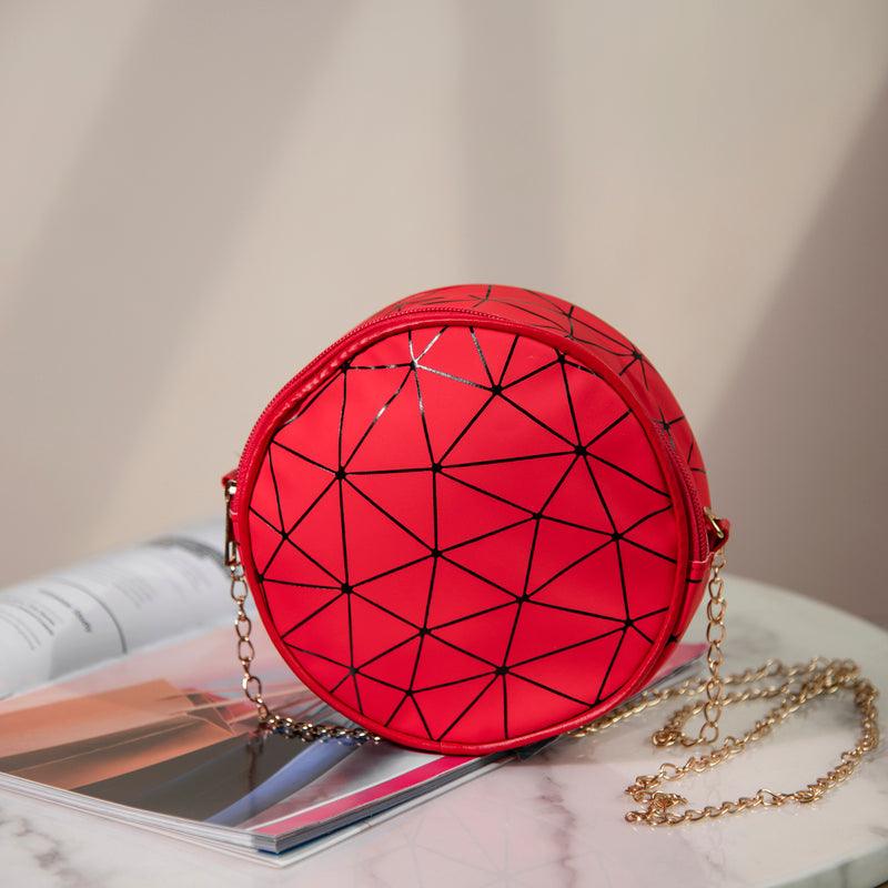 Geometric Round Bag - Hesper