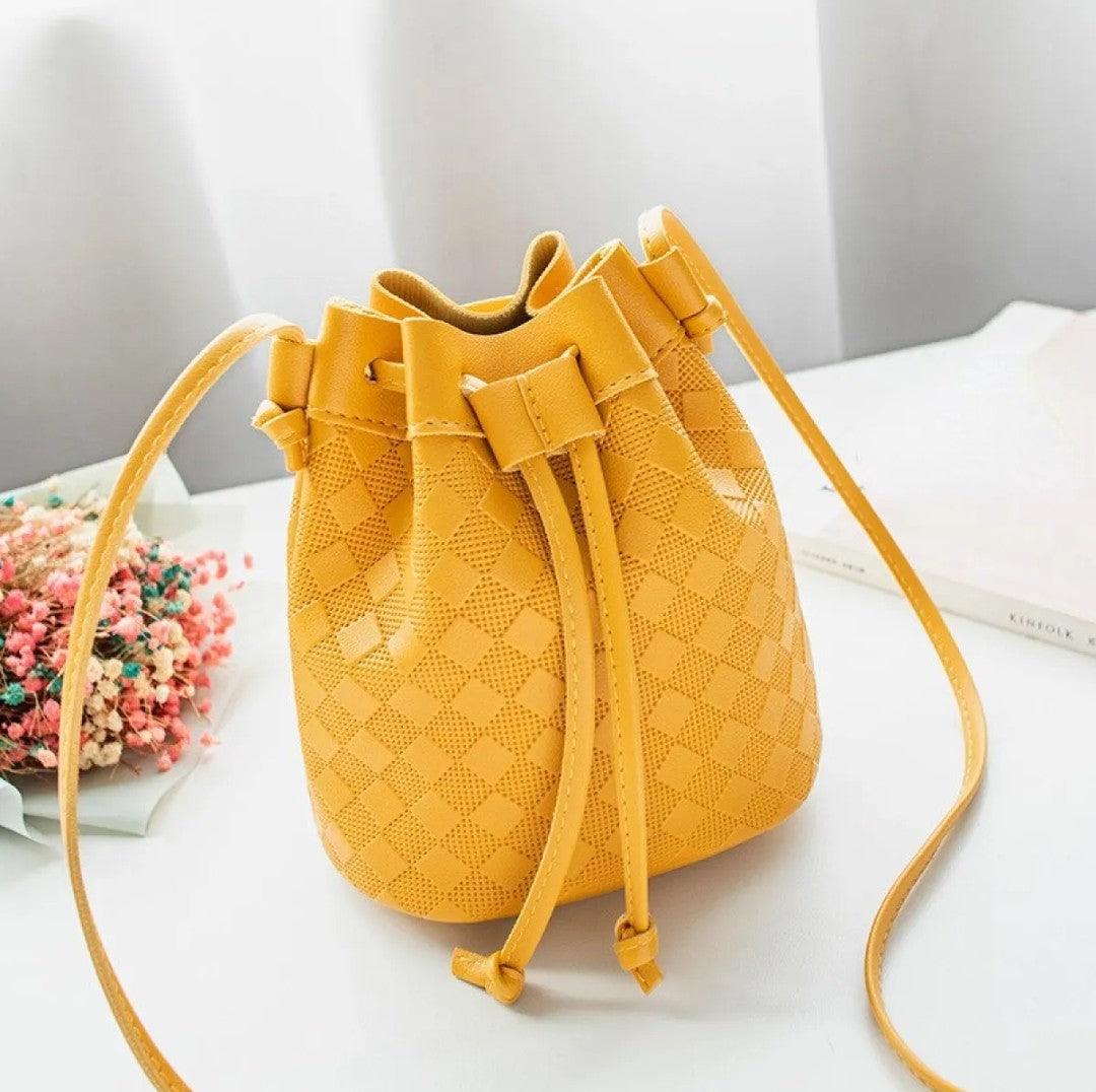 Textured Bucket Bag