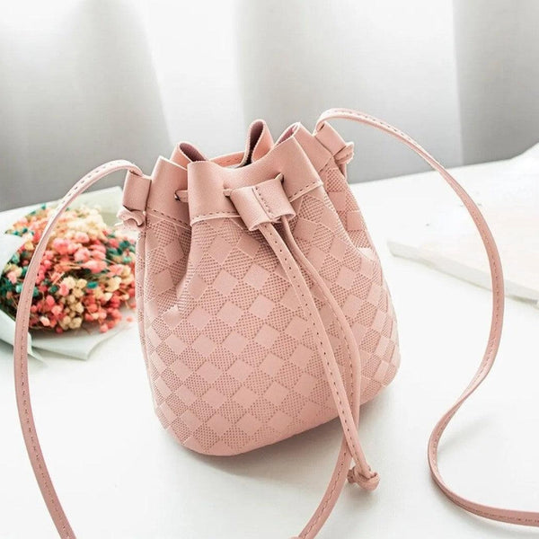 Textured Bucket Bag