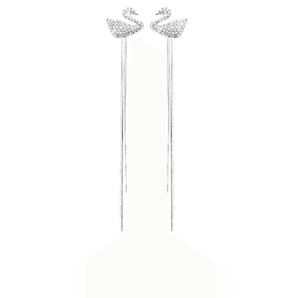 Swan Dangle Earrings - Hesper