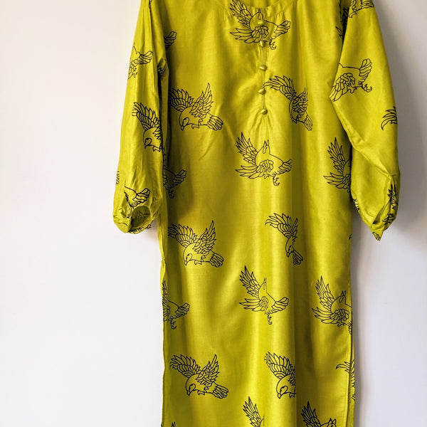 Sparrow Block Print Two-Piece Dress