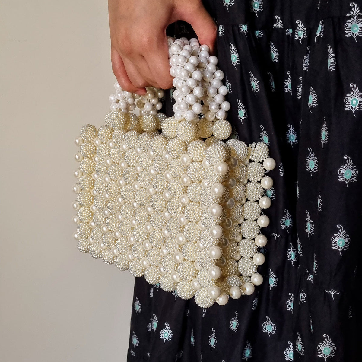 Grape Beaded Handbag | Beaded Purse