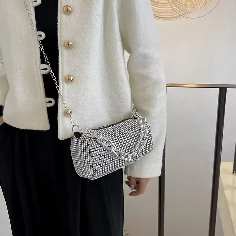 Rhinestone Crossbody Bag
