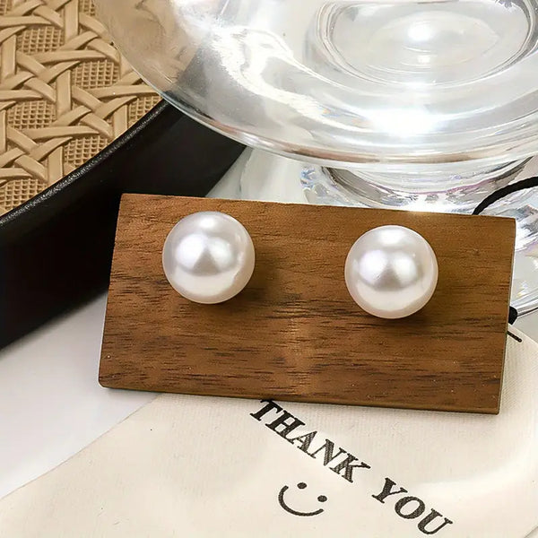 Statement Pearl Studs | Tops