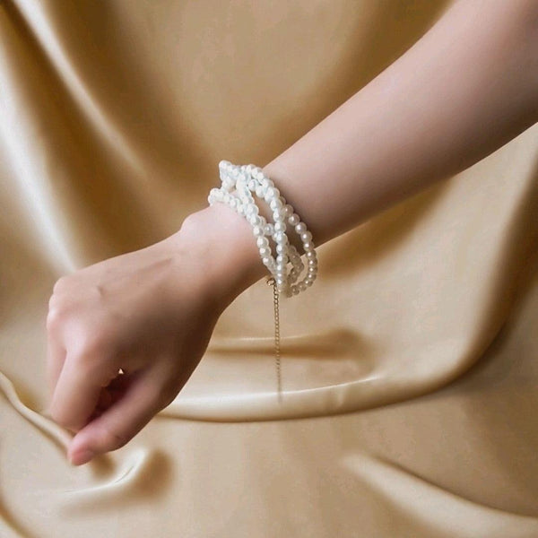 Layered Pearl Bracelet